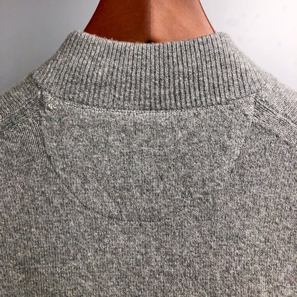 BNWT Modern Fit 1/4-Zip Sweater Size XL in Grey by Joseph Abboud - Picture 7 of 9